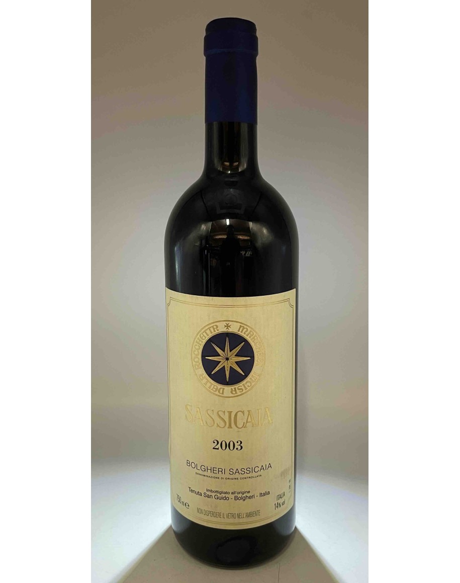 Sassicaia, Tenuta San Guido, Bolgheri, Tenuta San Guido, 2003