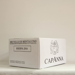 Brunello di Montalcino, Riserva, Capanna, 2016, confezione da 3