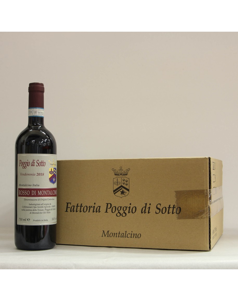 Rosso di Montalcino, Poggio di Sotto, 2018, confezione da 6