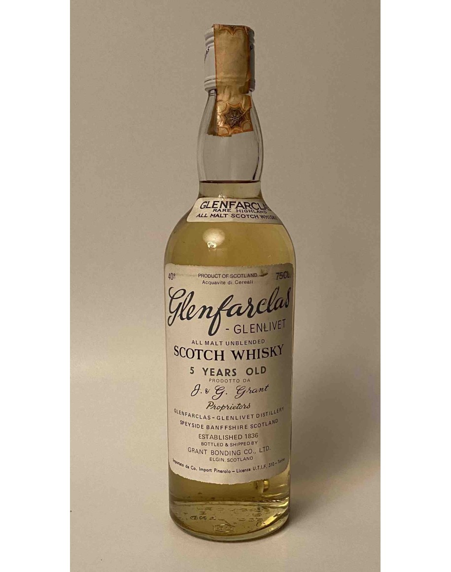 Glenfarclas 5 Anni - Vintage Anni '70 | Single Malt Grant Bonding 75Cl