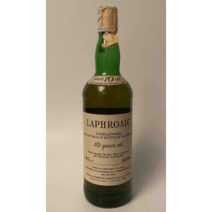 Laphroaig 10 Years Old - Bot.70-80'S 75Cl 43% Ob- Cinzano Import Unblended