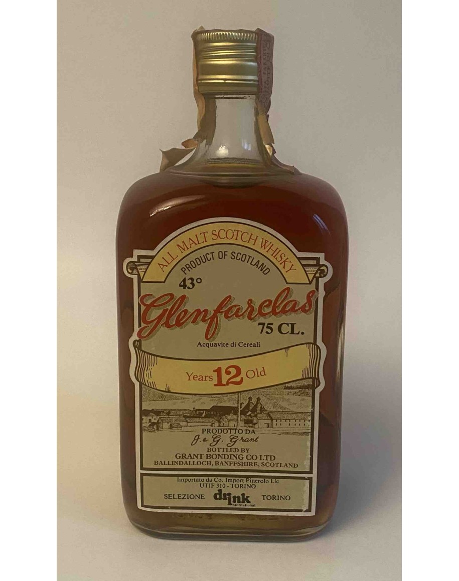 Glenfarclas 12 Years Old 75Cl 43% - Import Pinerolo - Whisky Raro e Pr