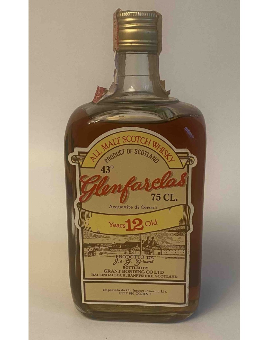 Glenfarclas 12 Years Old 75Cl 43% - Import Pinerolo - Whisky Raro e Pr