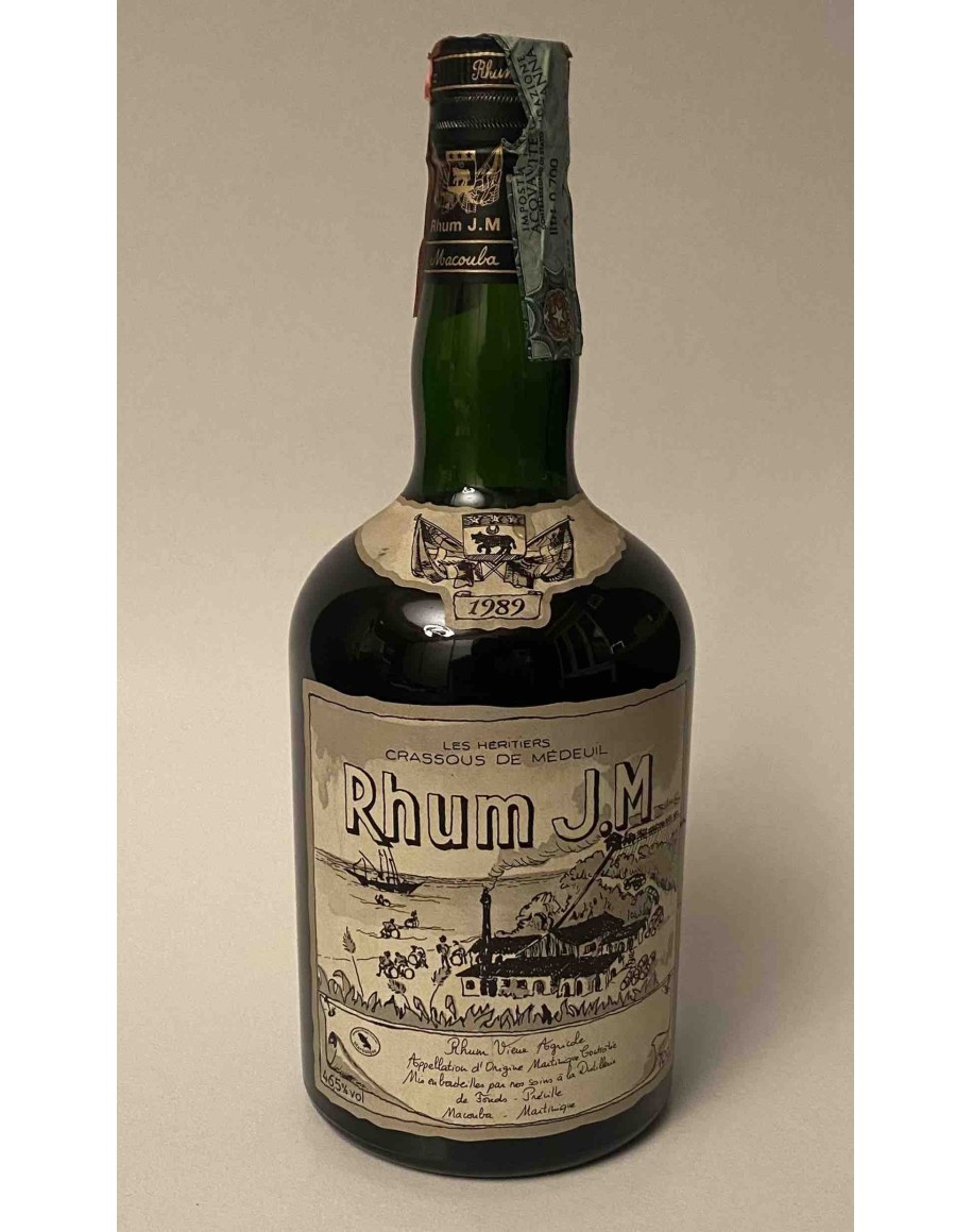 Rhum J.M 1989 46,5° | Rhum Pregiati di Alta Qualità