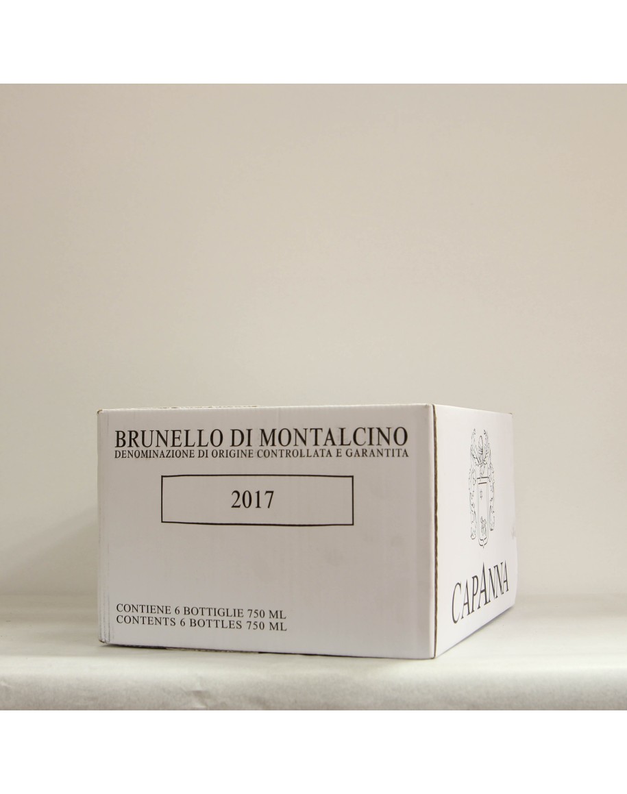 Brunello di Montalcino, Capanna, 2017, confezione da 6