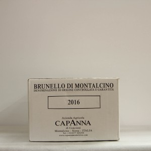 Brunello di Montalcino, Capanna, 2016, confezione da 6