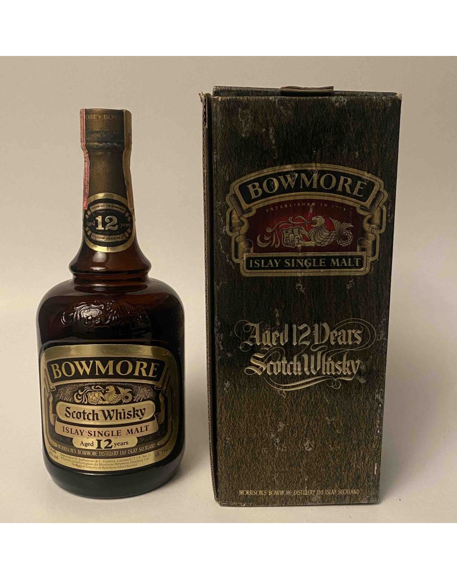 Whisky Bowmore 12 Years Old 75cl 43° Soffiantino Import - Single Malt