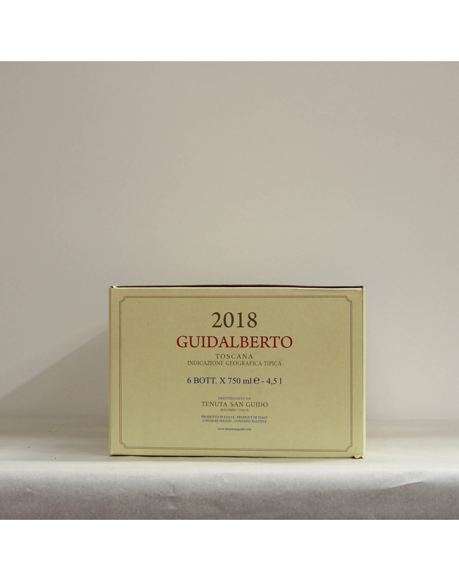 Guidalberto, Tenuta San Guido, Toscana, Tenuta San Guido, 2018, confezione da 6