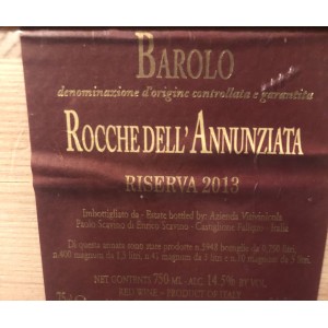 Paolo Scavino Barolo, Rocche dell'Annunziata Riserva 2013, confezione da 6