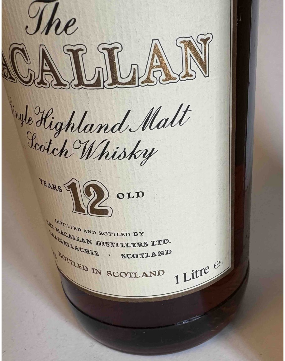 Whisky Macallan 1 Litre 12 years old 43°