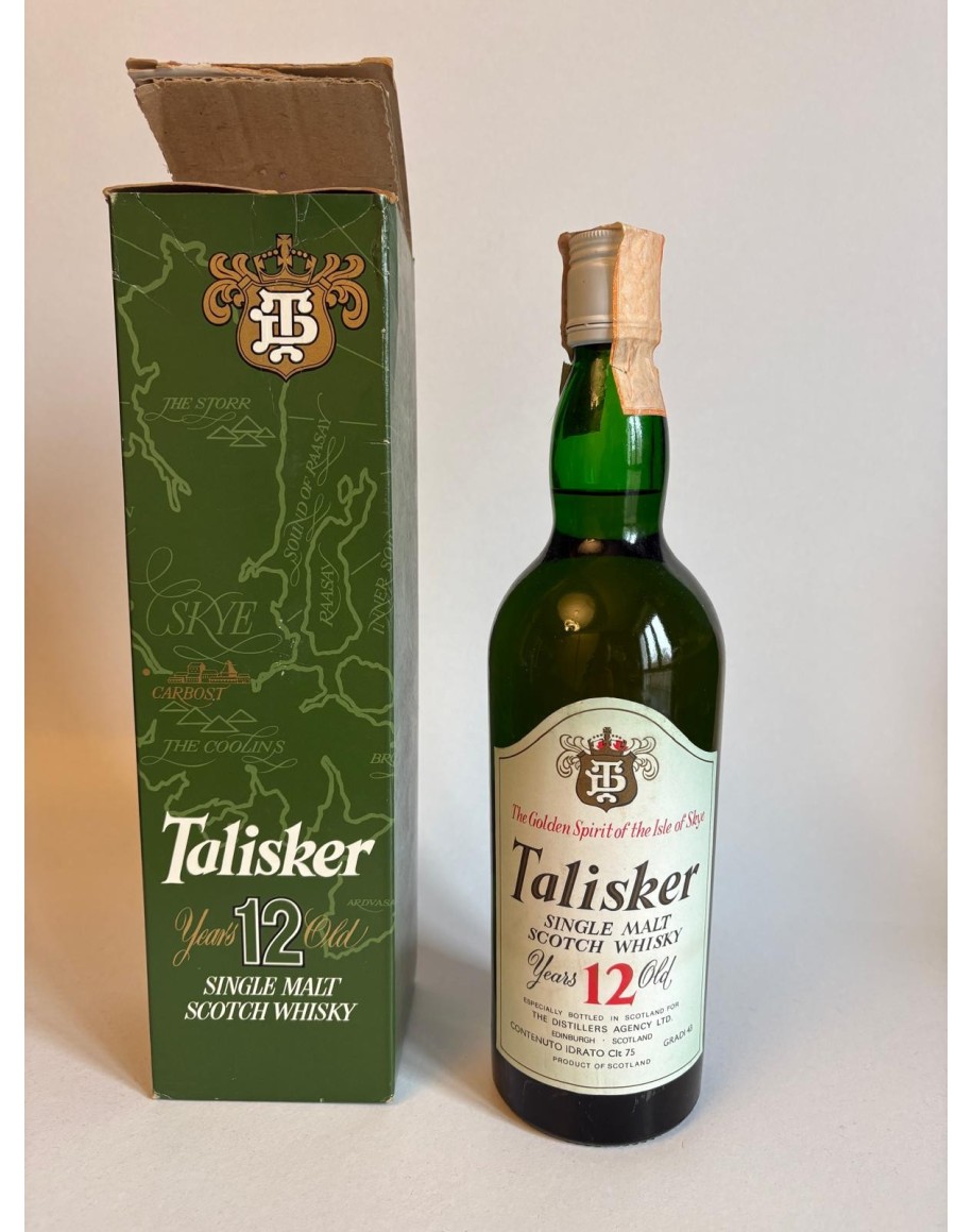 Whisky Talisker 12 Years Old 75 cl 43° – Eleganza e Intensità