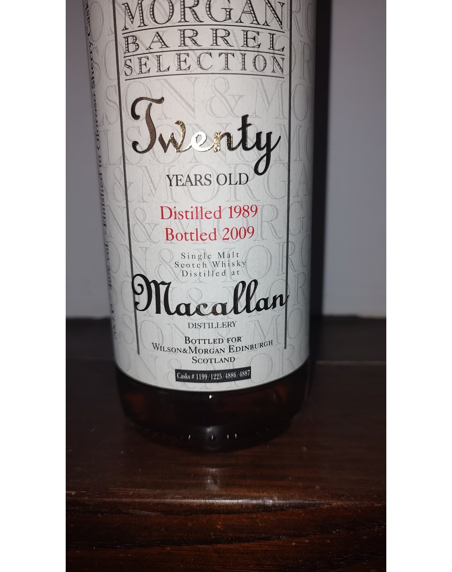 Macallan Wilson & Morgan 1989 20 years old