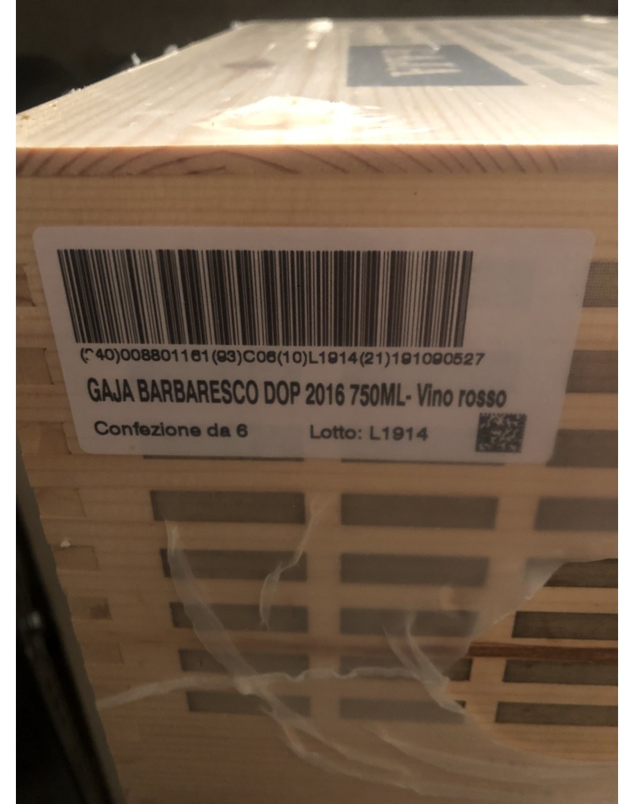 Gaja Barbaresco 2016, cassa da 6