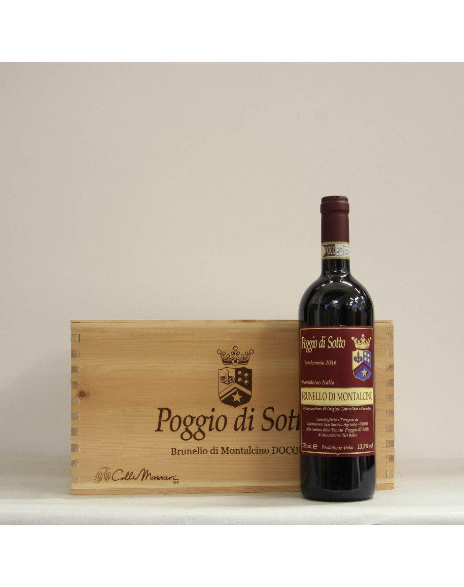 Brunello di Montalcino, Poggio di Sotto, 2016, confezione da 6